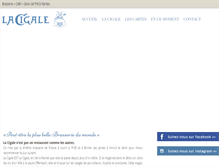 Tablet Screenshot of lacigale.com